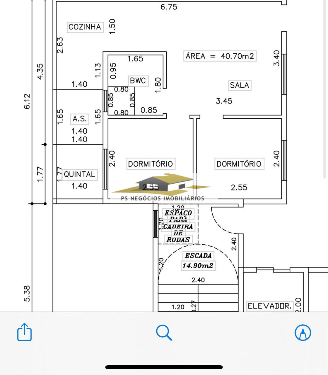 Apartamento à venda com 2 quartos, 40m² - Foto 7