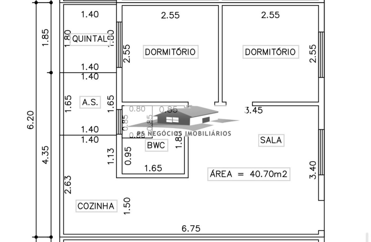 Apartamento à venda com 2 quartos, 40m² - Foto 8