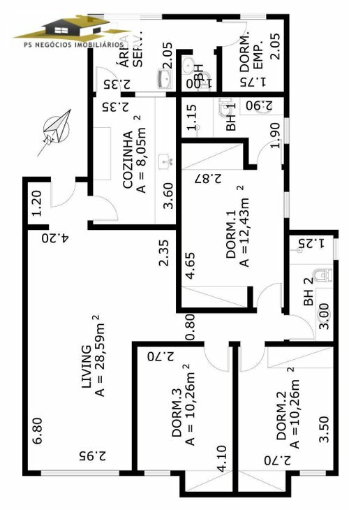 Apartamento à venda com 3 quartos, 116m² - Foto 13