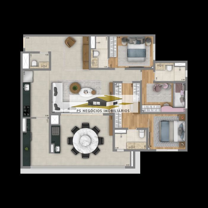 Apartamento, 3 quartos, 125 m² - Foto 12
