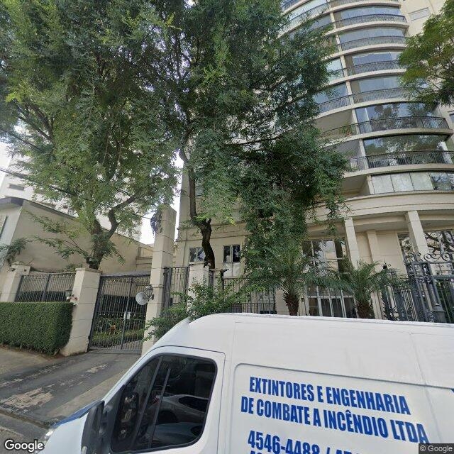 Imagem estática do "Street View" da localização