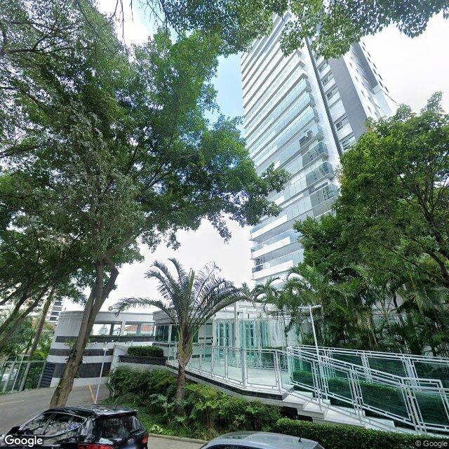 Imagem estática do "Street View" da localização
