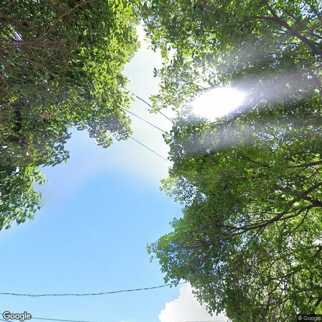 Imagem estática do "Street View" da localização