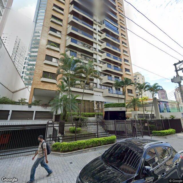 Imagem estática do "Street View" da localização