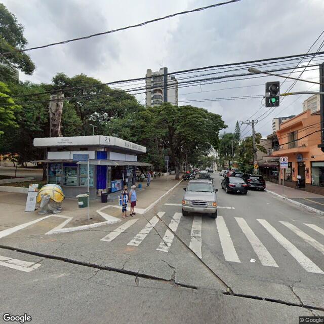 Imagem estática do "Street View" da localização