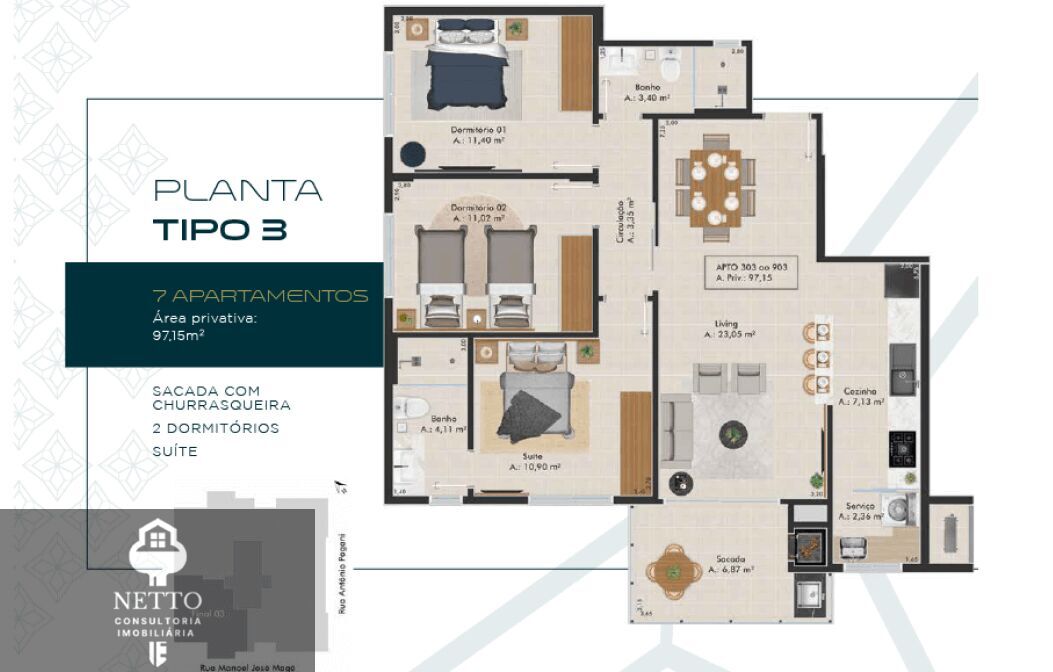 Apartamento, 3 quartos - Foto 18