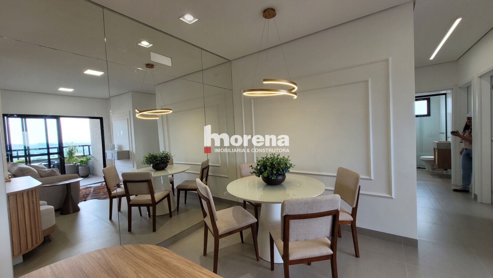 Sala de jantar do decorado