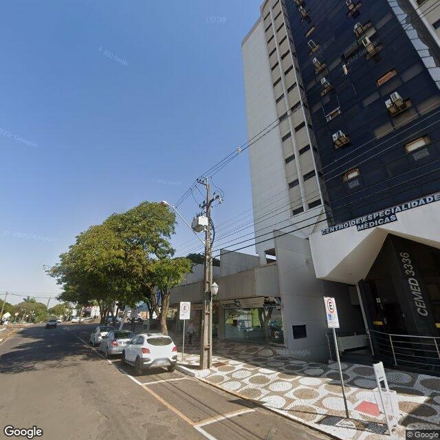 Imagem estática do "Street View" da localização