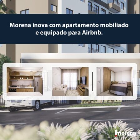 Morena inova com apartamento mobiliado e equipado para Airbnb.
