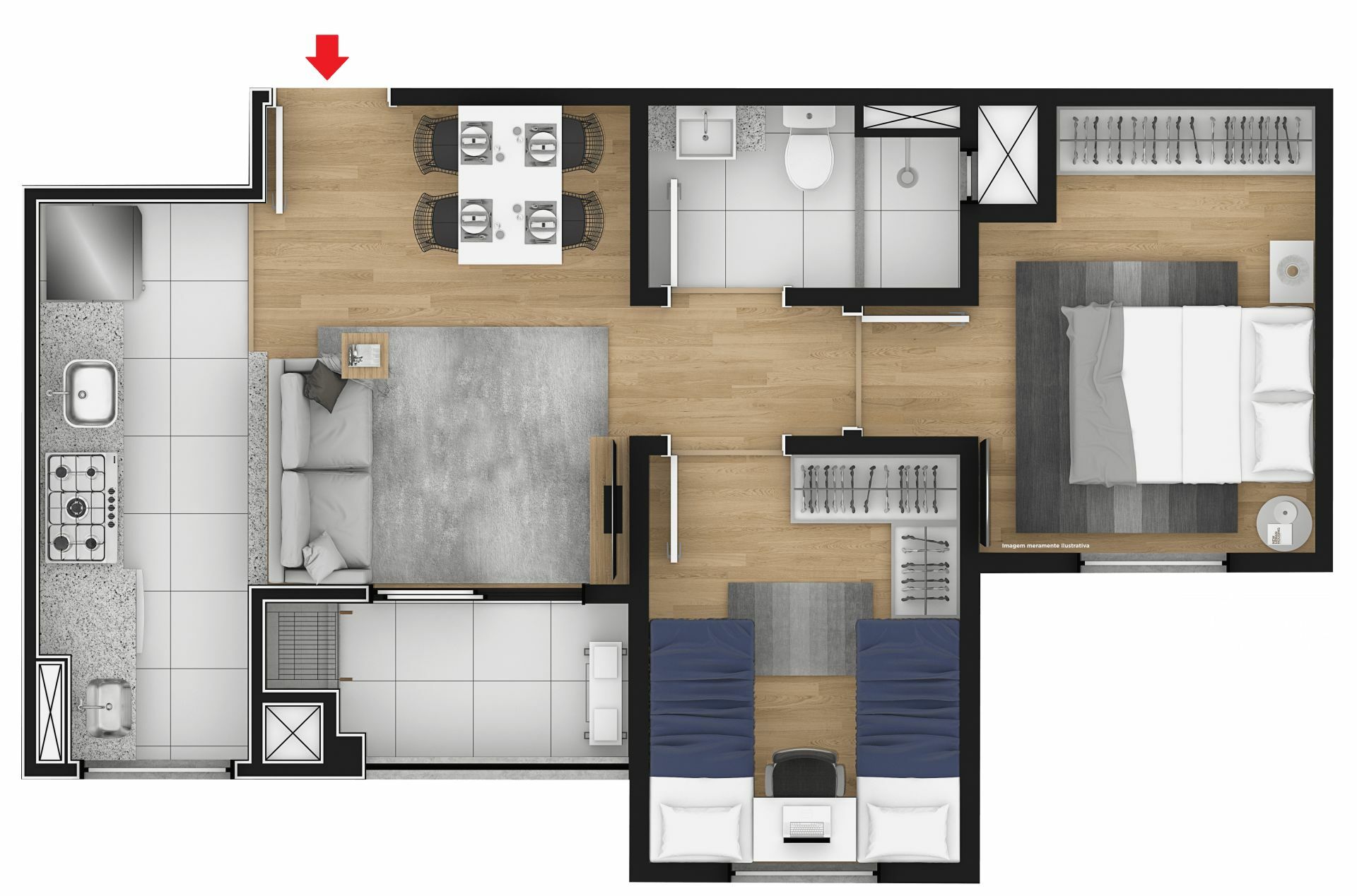 Apartamento à venda com 2 quartos, 51m² - Foto 16