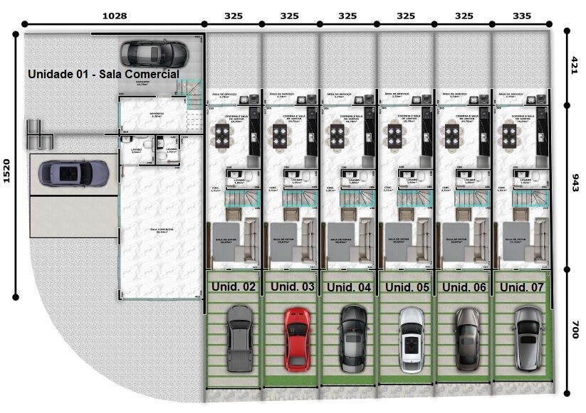 Sobrado à venda com 2 quartos, 76m² - Foto 6