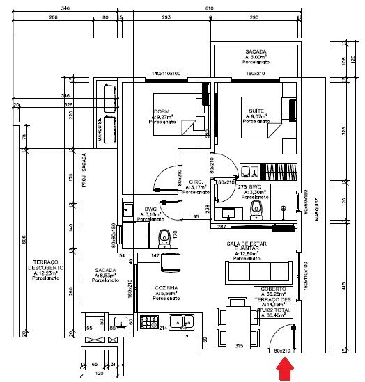 Apartamento à venda com 2 quartos, 80m² - Foto 14