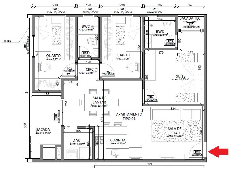 Apartamento à venda com 3 quartos, 77m² - Foto 17