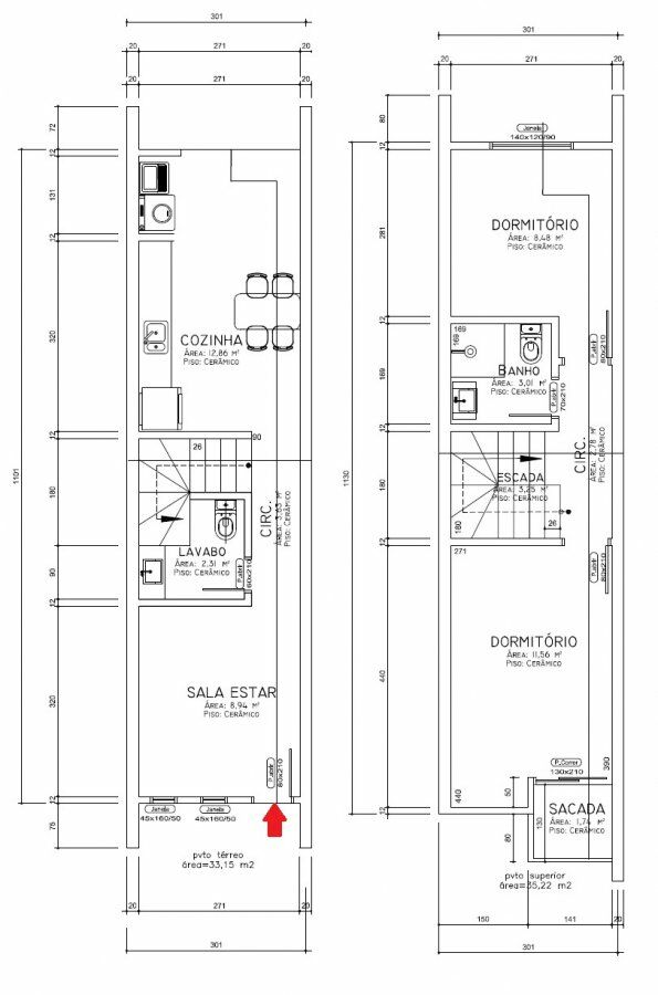 Sobrado à venda com 2 quartos, 68m² - Foto 13