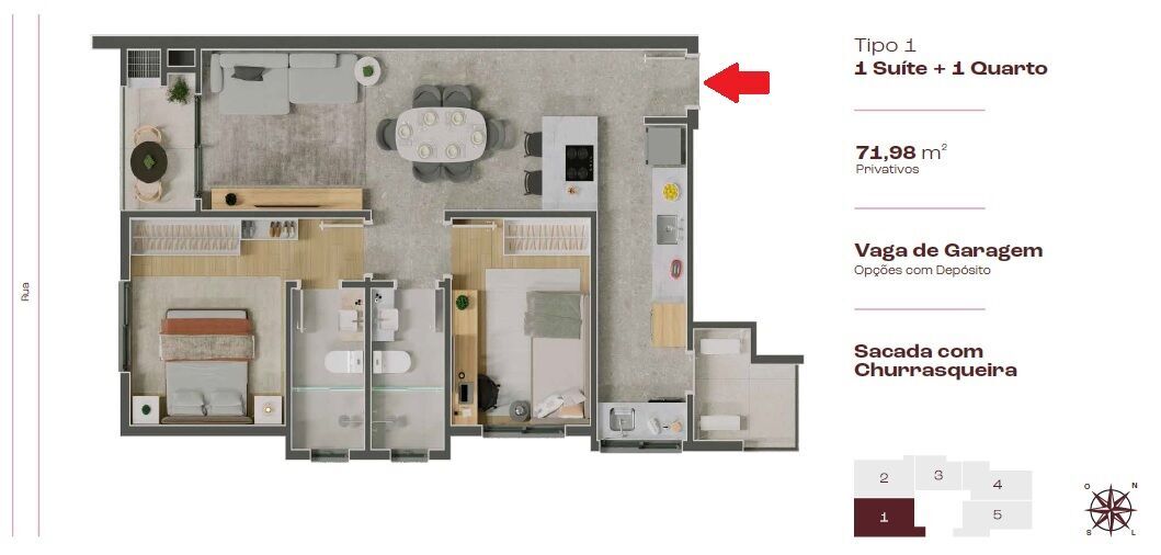 Apartamento, 2 quartos, 72 m² - Foto 14