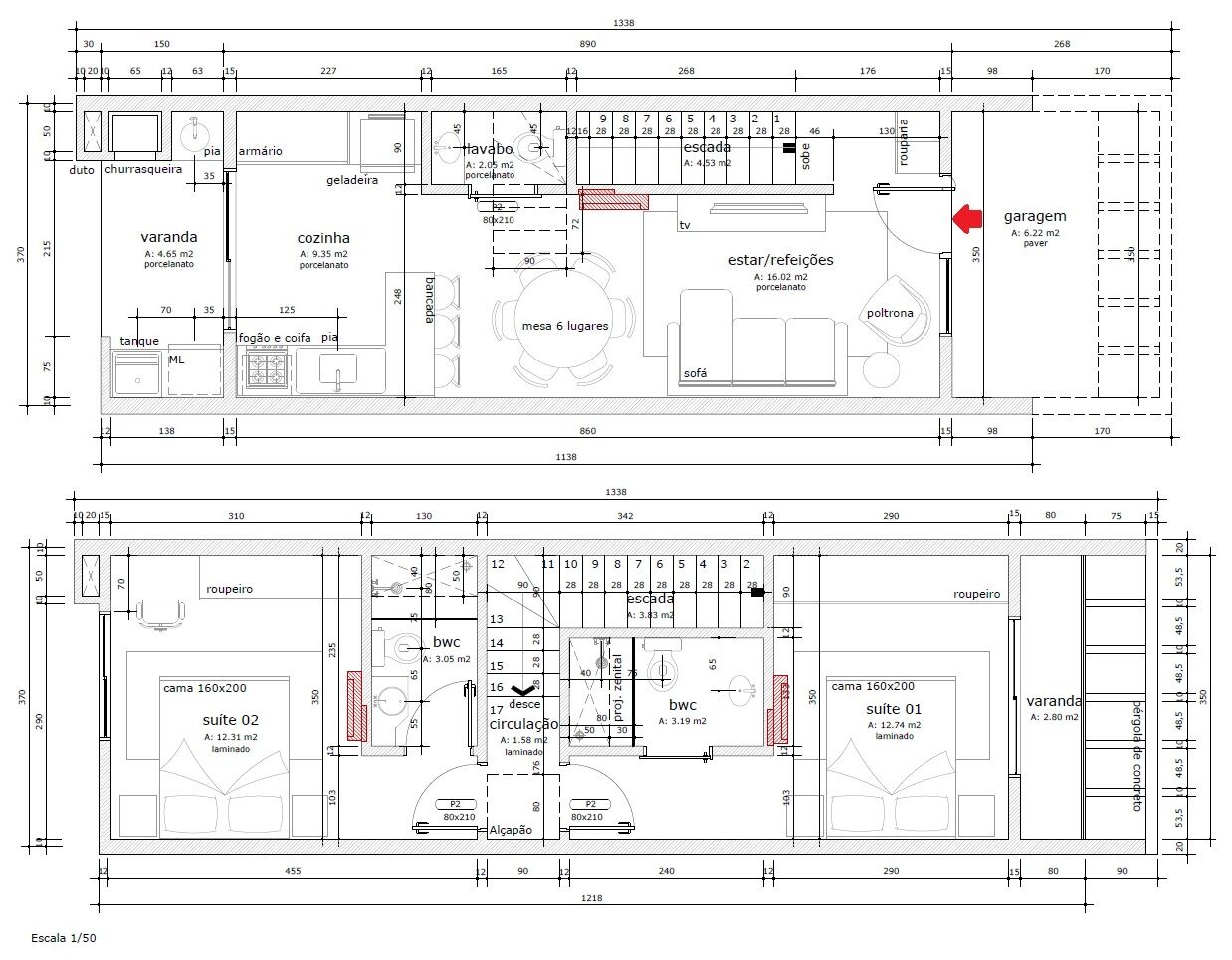 Sobrado à venda com 2 quartos, 90m² - Foto 8