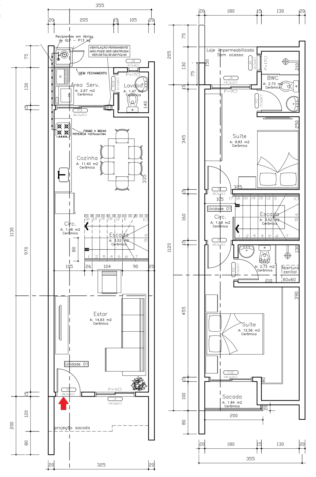 Sobrado à venda com 2 quartos, 80m² - Foto 12