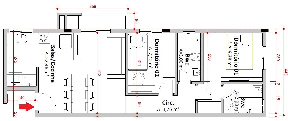 Apartamento à venda com 2 quartos, 56m² - Foto 17