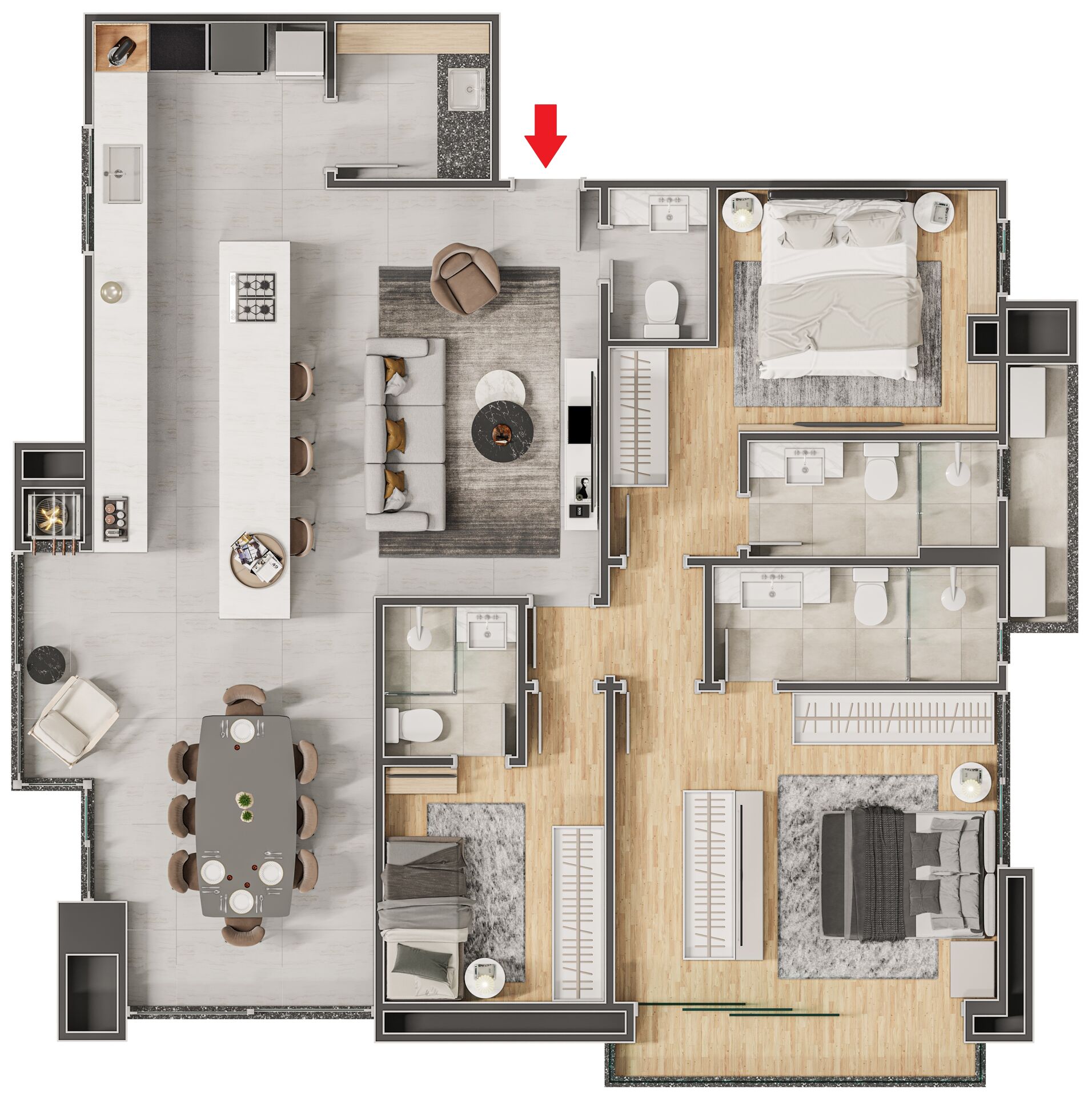 Cobertura, 3 quartos, 119 m² - Foto 17