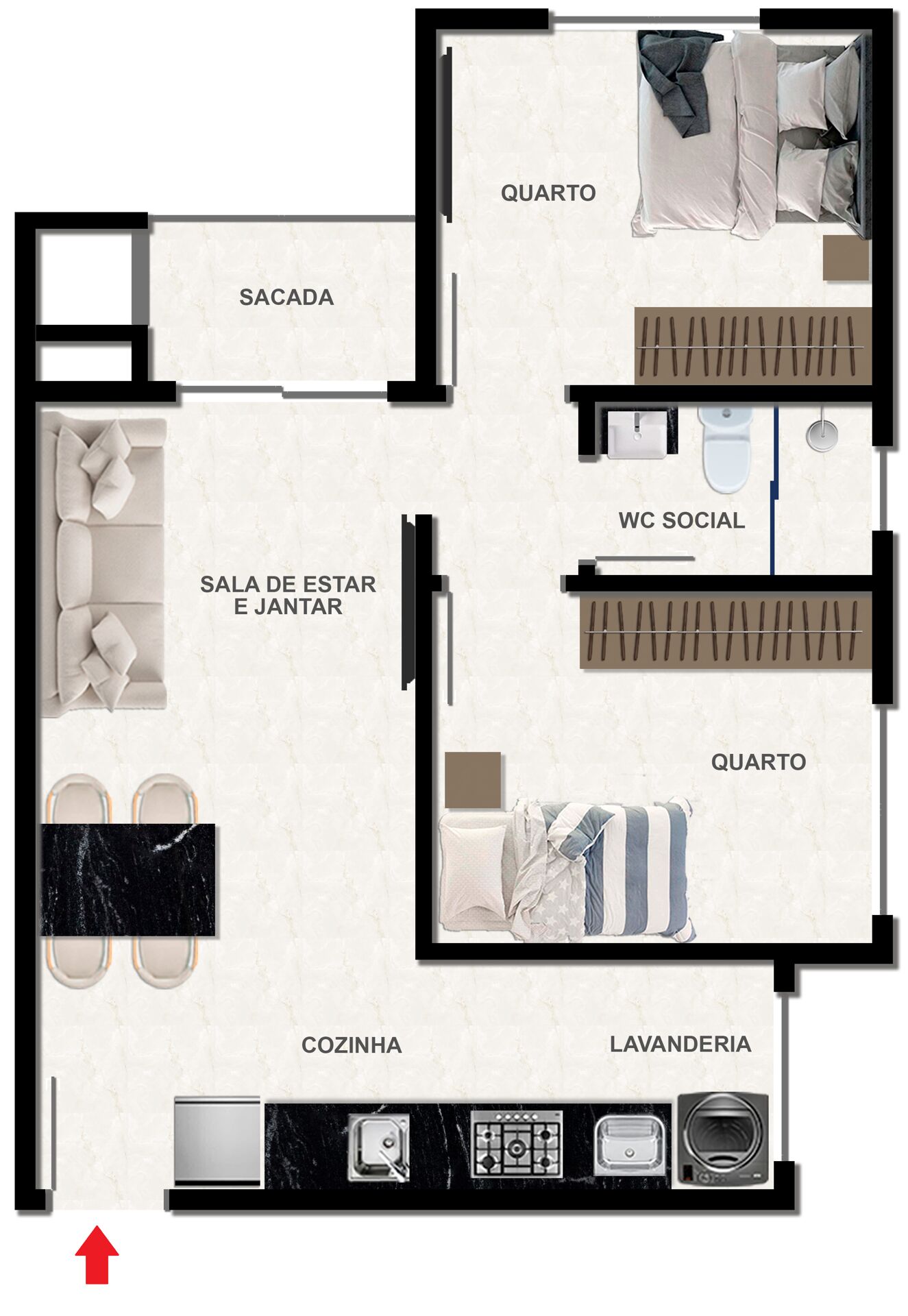 Apartamento, 2 quartos, 48 m² - Foto 11