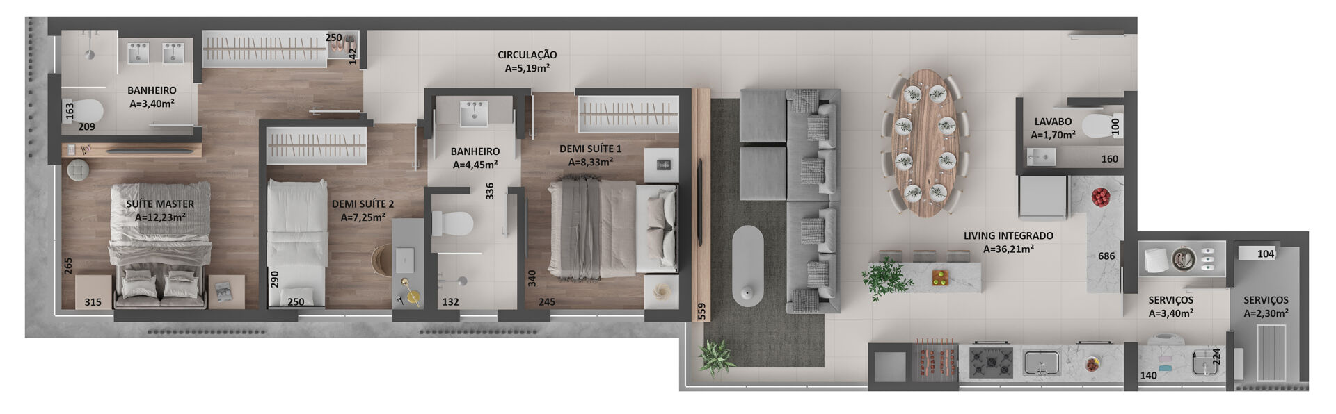 Apartamento, 3 quartos, 95 m² - Foto 11