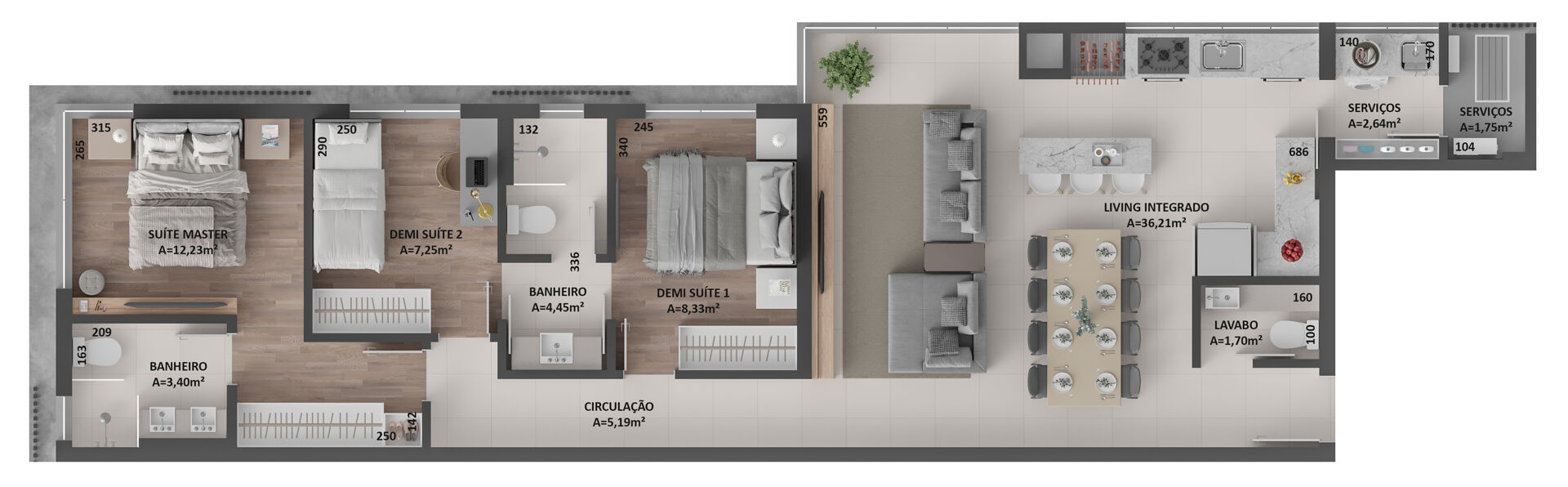 Apartamento, 3 quartos, 95 m² - Foto 12