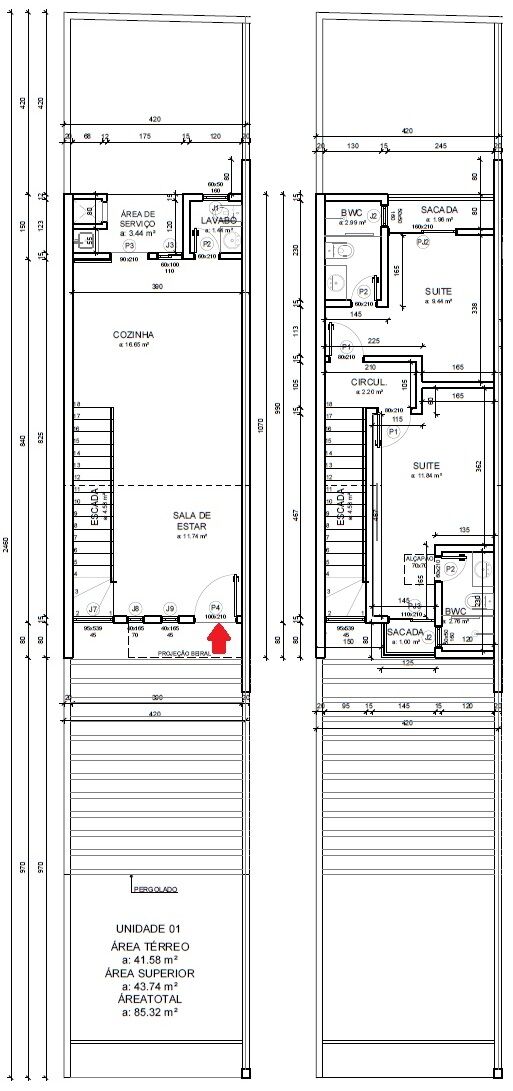 Sobrado, 2 quartos, 85 m² - Foto 7
