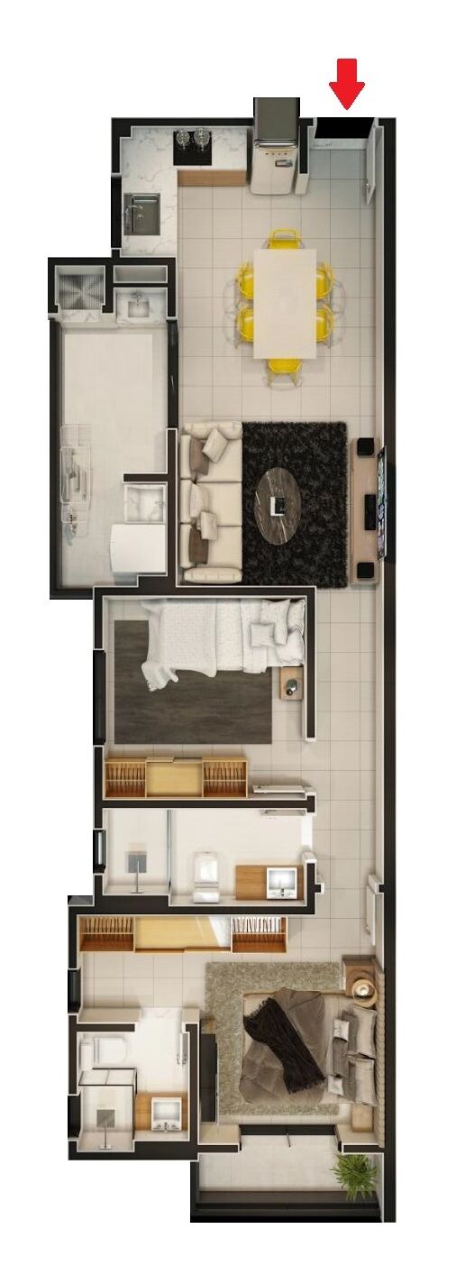 Apartamento à venda com 2 quartos, 62m² - Foto 12