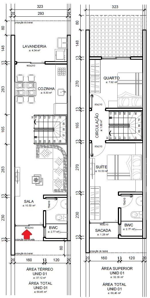 Sobrado, 2 quartos, 67 m² - Foto 7