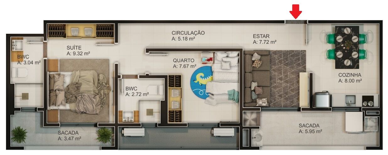 Apartamento à venda com 2 quartos, 63m² - Foto 16