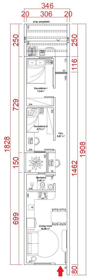 Sobrado, 2 quartos, 54 m² - Foto 7