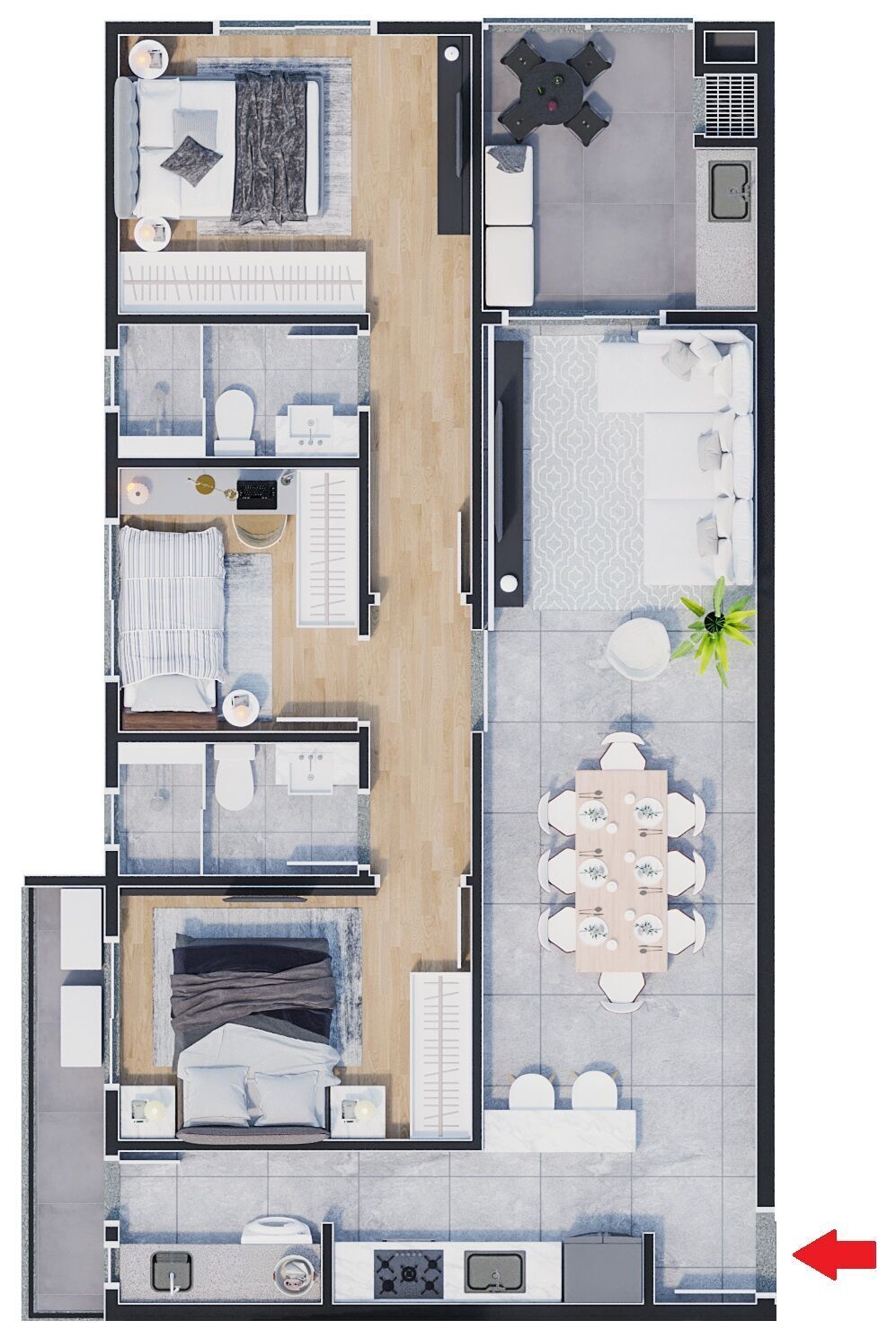 Apartamento, 3 quartos, 86 m² - Foto 17
