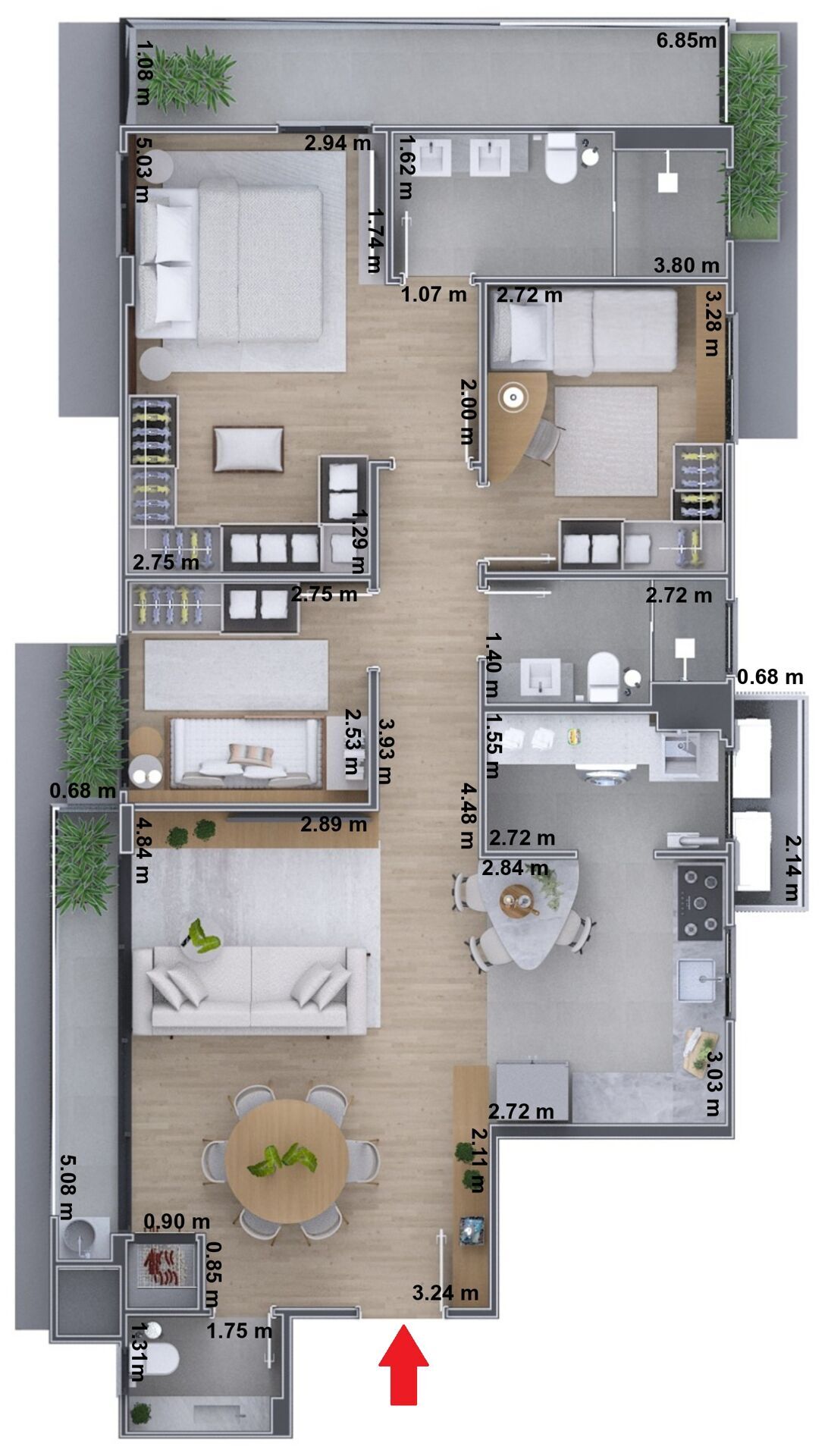 Apartamento, 3 quartos, 108 m² - Foto 12