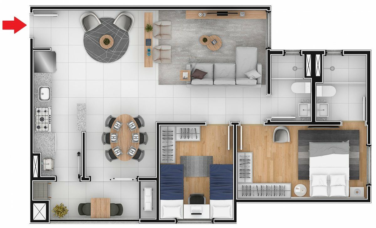 Apartamento à venda com 3 quartos, 78m² - Foto 16