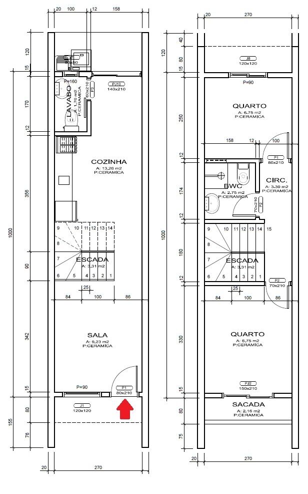 Sobrado à venda com 2 quartos, 62m² - Foto 3