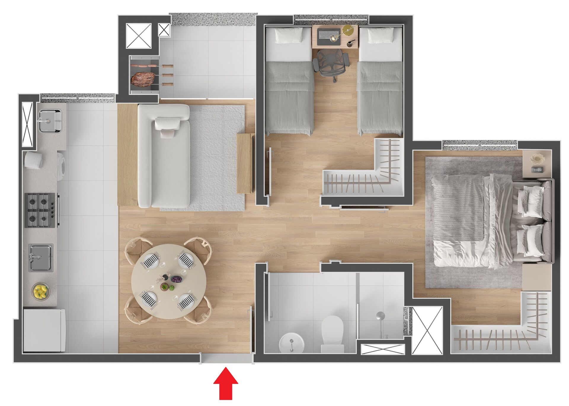 Apartamento à venda com 2 quartos, 47m² - Foto 16