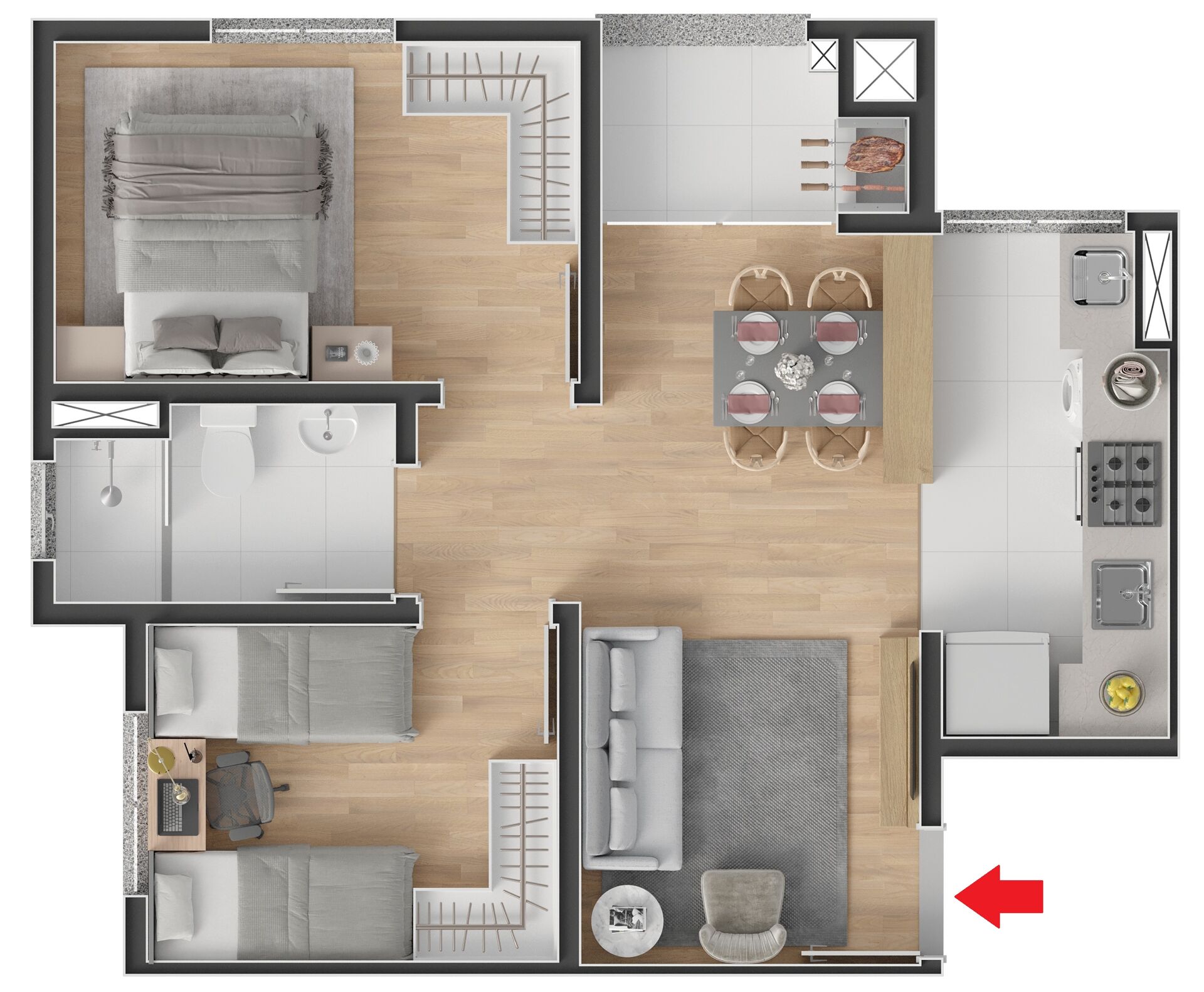 Apartamento à venda com 2 quartos, 47m² - Foto 17