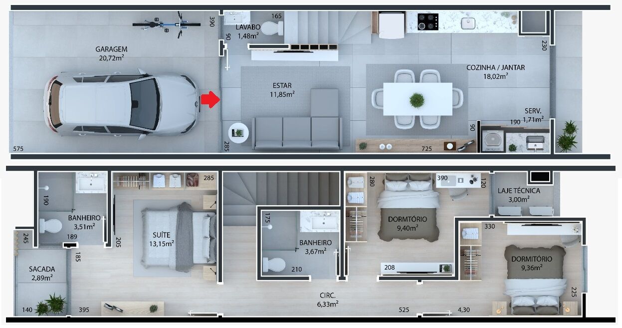 Sobrado à venda com 3 quartos, 122m² - Foto 15