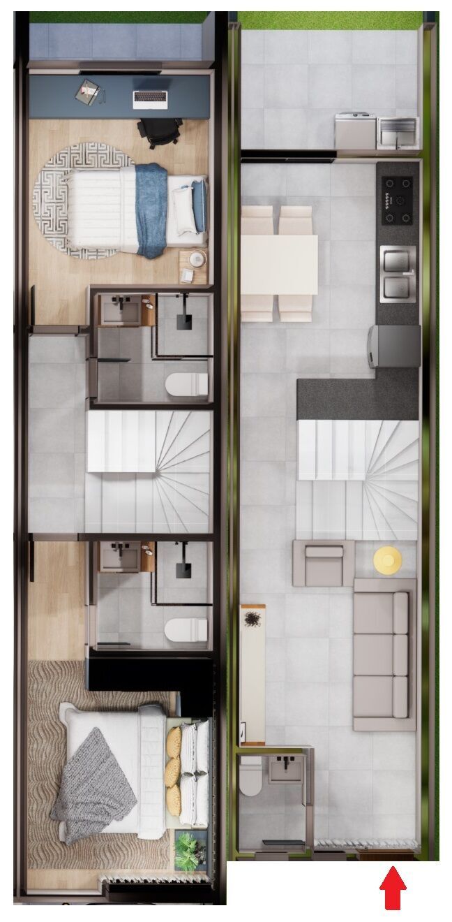Sobrado à venda com 2 quartos, 70m² - Foto 6