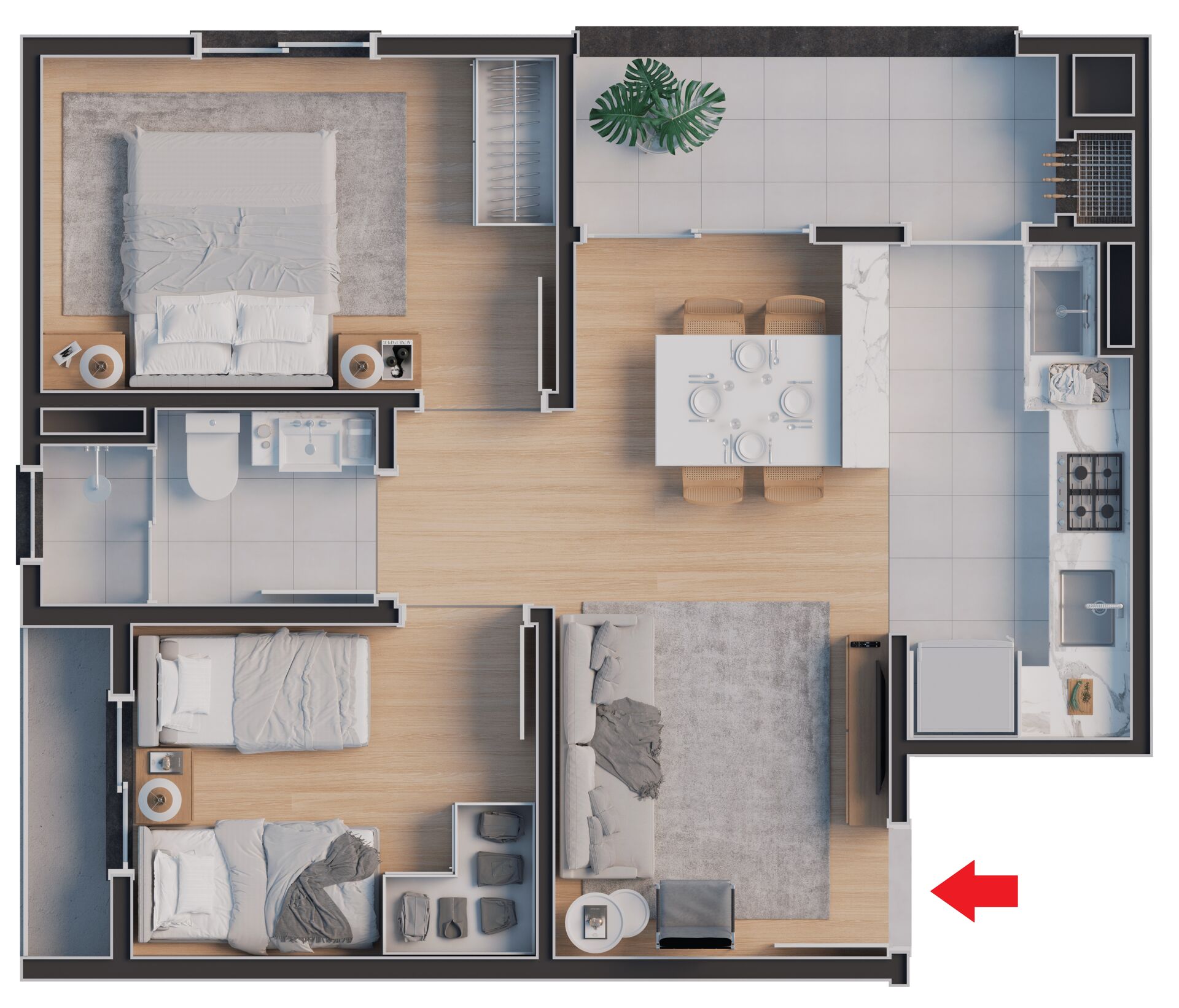 Apartamento à venda com 2 quartos, 51m² - Foto 16