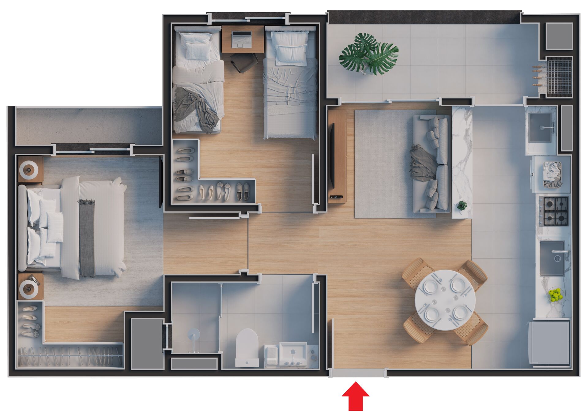 Apartamento à venda com 2 quartos, 51m² - Foto 17