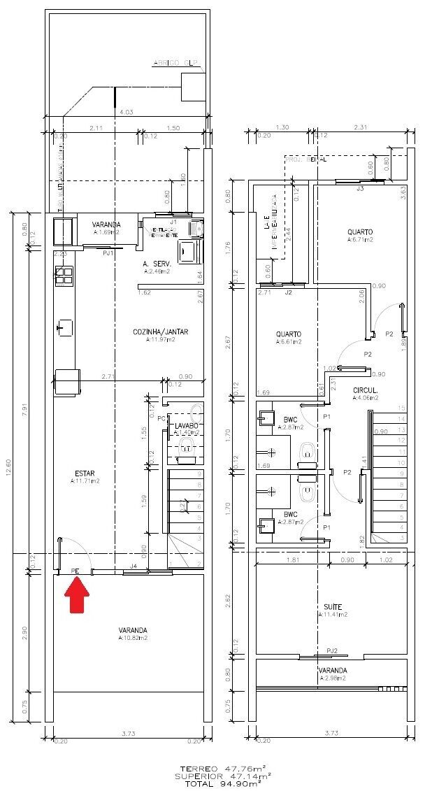 Sobrado à venda com 3 quartos, 94m² - Foto 7