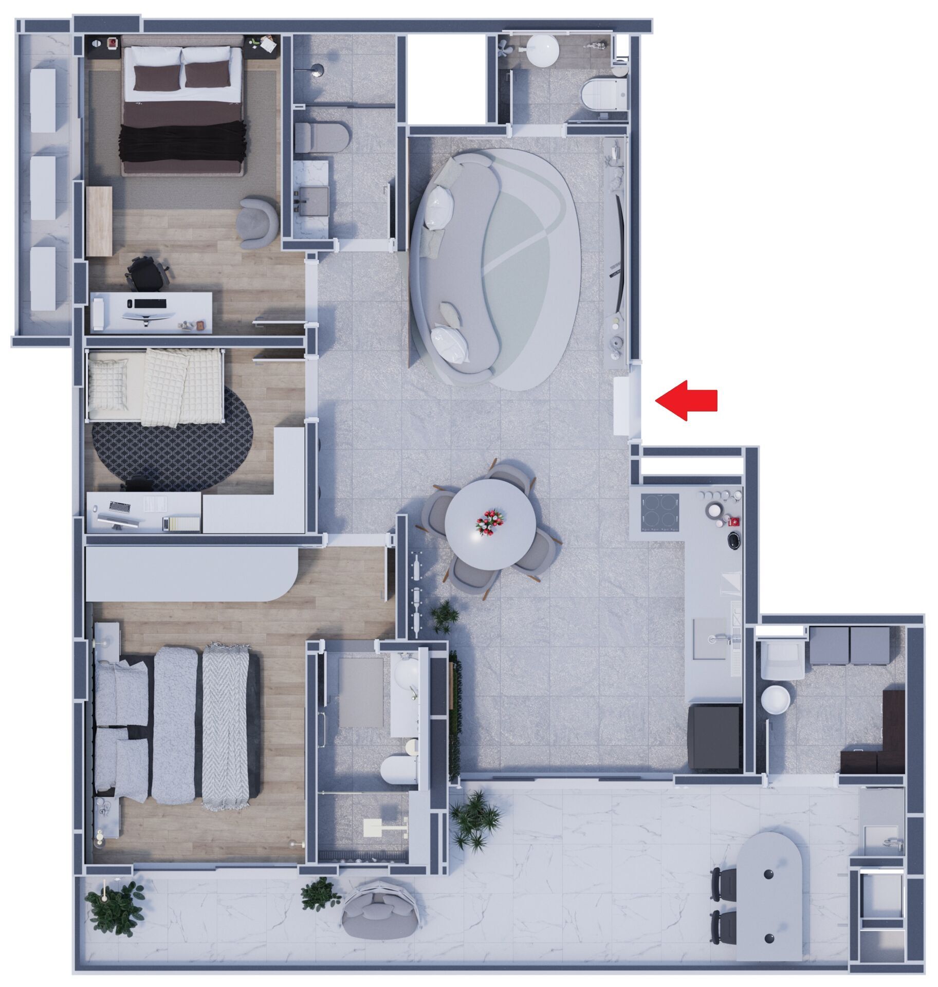 Apartamento, 3 quartos, 96 m² - Foto 12