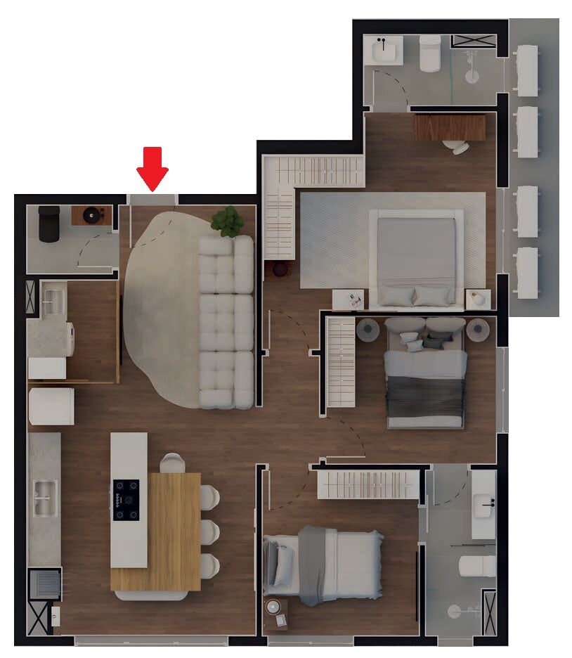 Apartamento à venda com 3 quartos, 85m² - Foto 11