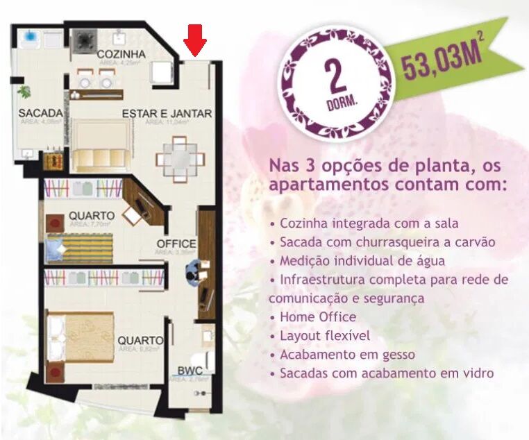 Apartamento à venda com 2 quartos, 53m² - Foto 12