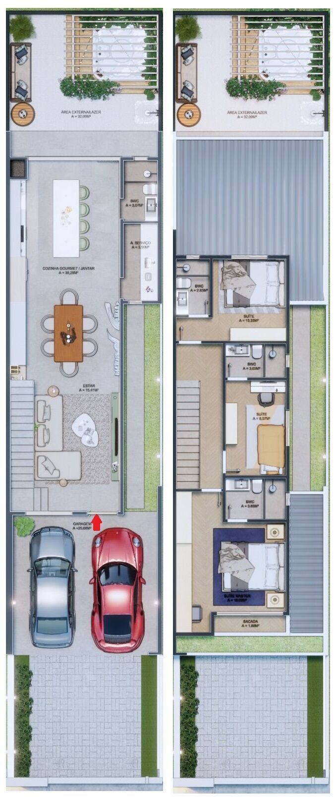 Sobrado, 3 quartos, 168 m² - Foto 17