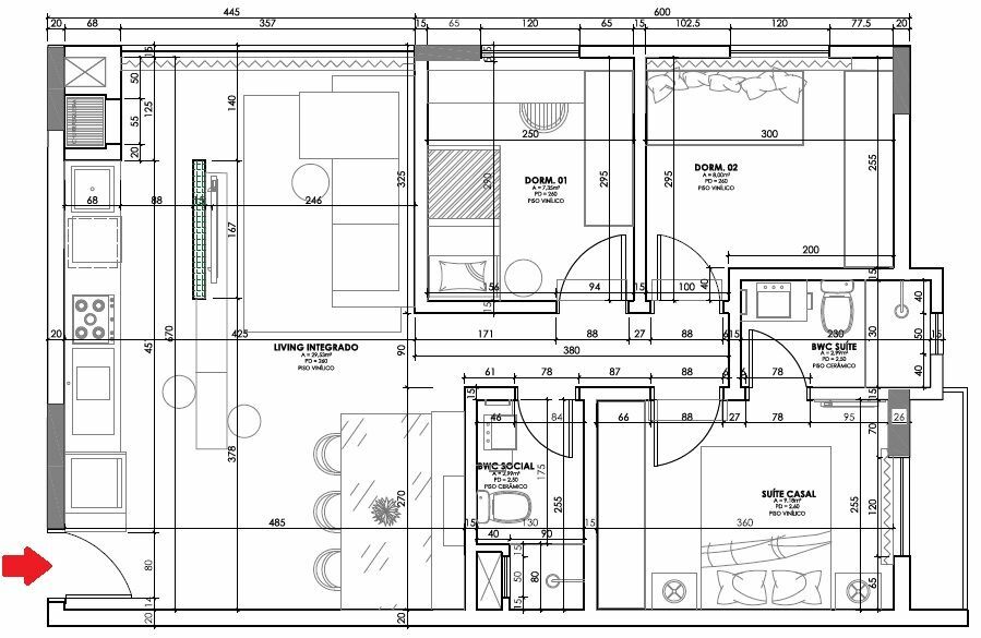 Apartamento à venda com 3 quartos, 74m² - Foto 17