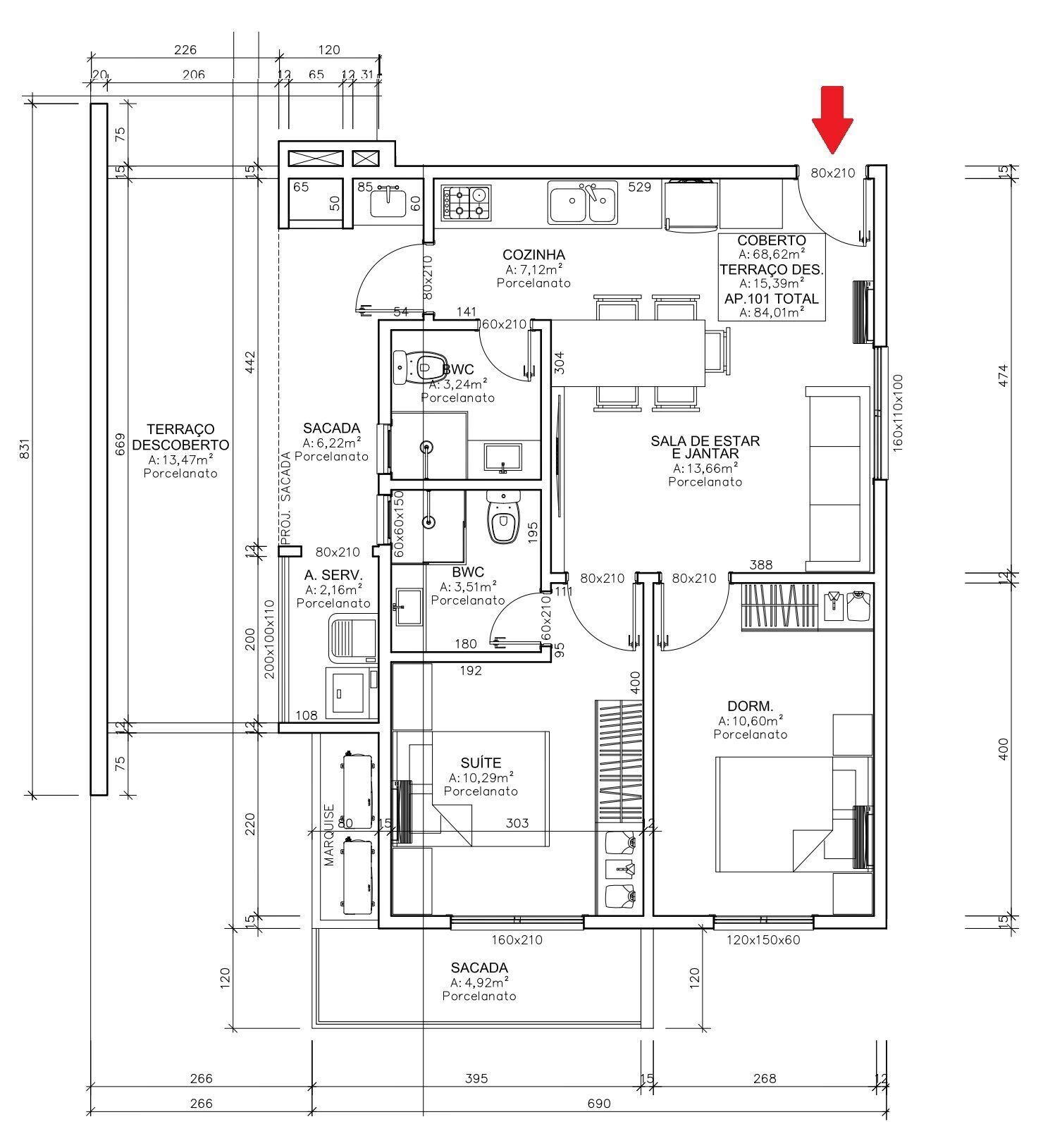 Apartamento, 2 quartos, 84 m² - Foto 16