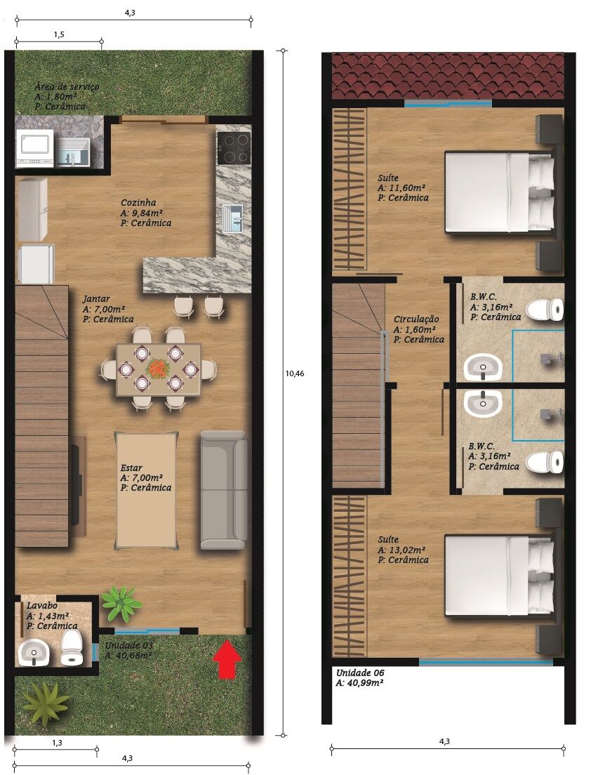 Sobrado à venda com 2 quartos, 80m² - Foto 7