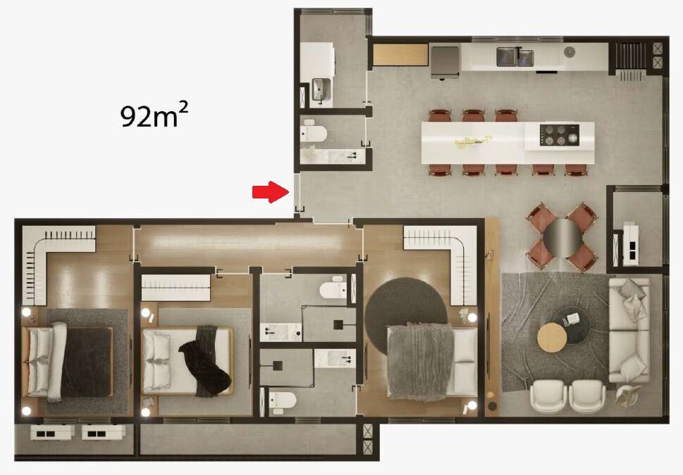 Apartamento, 3 quartos, 84 m² - Foto 10